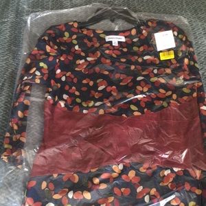 NEW navy/gold/rust/Bordeaux shift dress. Size  M.